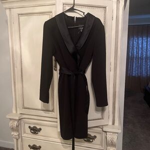 Black tuxedo dress